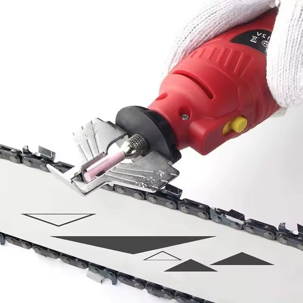 Power Tools World - Kit de afiação de motosserra, afiador